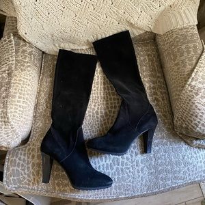 NEW Aquatalia black suede high boot